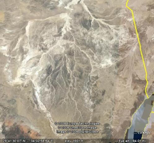 Water Beds Sleeping  Ocean on Is Satellite Picture Of Dried Up Water Bed In The Sinai Peninsula