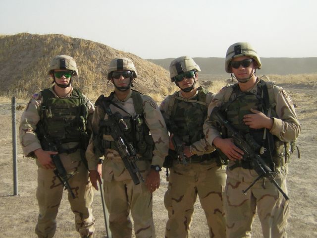 The American troops in Iraq 